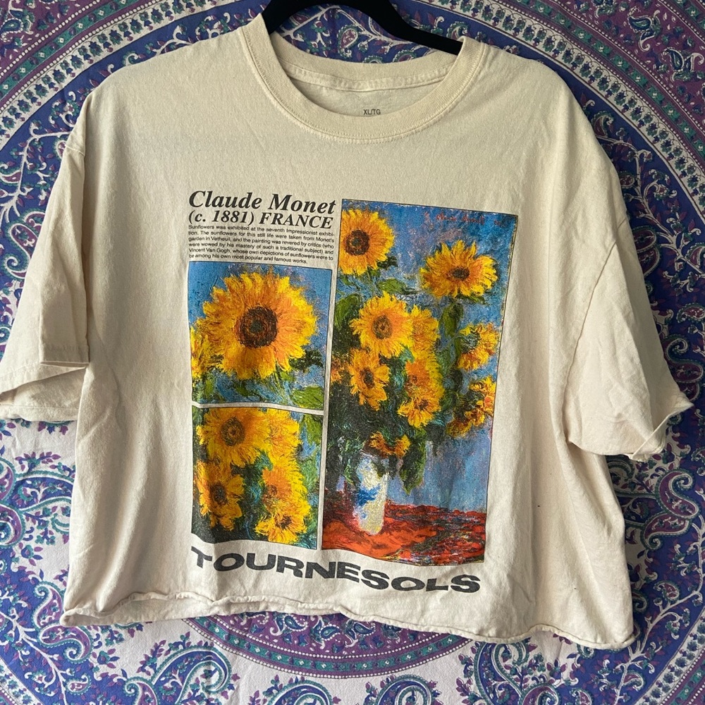 Floral crop top